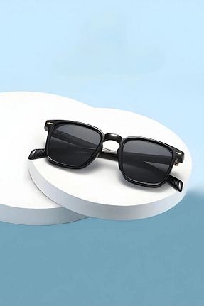 عینک آفتابی مشکی زنانه 52 Chunky Frame - کد 926935914