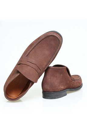 بوت / نیم بوت قهوه ای مردانه پاشنه تخت Butik - کد 926949601