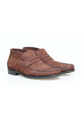 بوت / نیم بوت قهوه ای مردانه پاشنه تخت Butik - کد 926949601