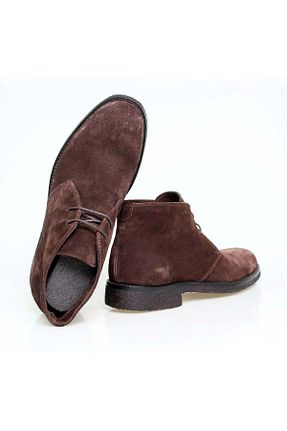 بوت / نیم بوت قهوه ای مردانه پاشنه تخت Butik - کد 926949344