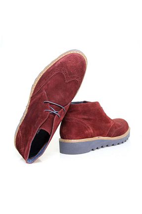 بوت / نیم بوت زرشکی مردانه پاشنه تخت Butik - کد 926949654