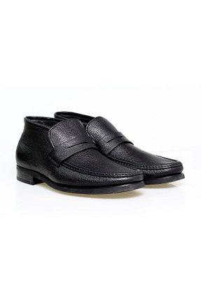 بوت / نیم بوت مشکی مردانه چرم خالص Butik - کد 926949530
