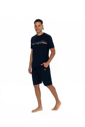ست لباس راحتی سرمه ای مردانه چاپی U.S. Polo Assn. - کد 927528151