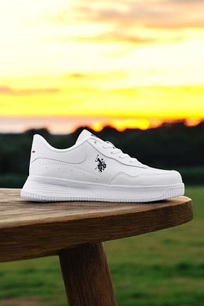 کفش اسنیکر سفید مردانه بند دار U.S. Polo Assn. - کد 926949057