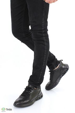 کفش کژوال مشکی مردانه چرم خالص MARCOMEN - کد 926959714
