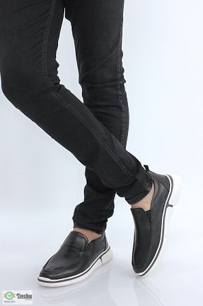 کفش کژوال مشکی مردانه چرم خالص MARCOMEN - کد 926959759