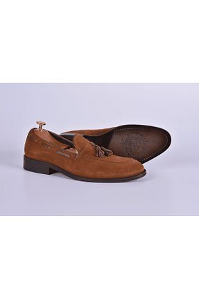 کفش لوفر قهوه ای مردانه جیر Cengizhan Baybars - کد 927030528