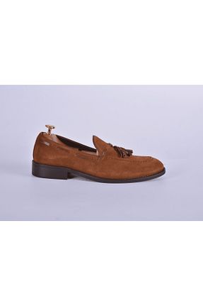 کفش لوفر قهوه ای مردانه جیر Cengizhan Baybars - کد 927030528