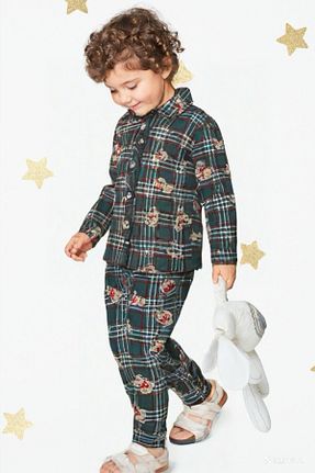 ست لباس راحتی سبز بچه گانه بافت دار Balbadem baby kids - کد 924802064