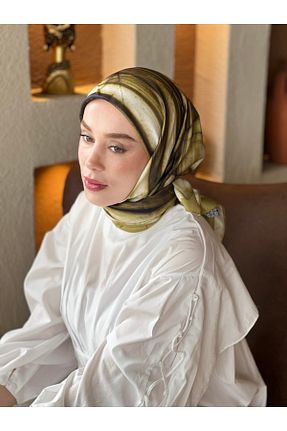روسری سبز İpek Tivil Modakaşmir - کد 926998283