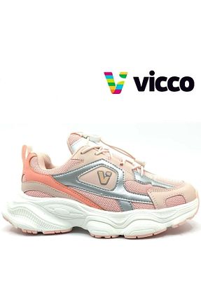 کفش پیاده روی صورتی بچه گانه پارچه ای Vicco - کد 927084564