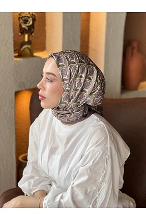 روسری قهوه ای İpek Tivil Modakaşmir - کد 927084538