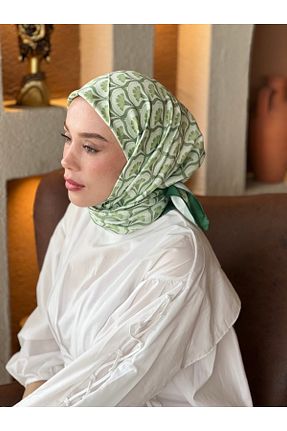 روسری سبز پنبه ای Modakaşmir - کد 926997948