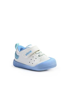 کفش پیاده روی آبی بچه گانه چرم مصنوعی Vicco - کد 927092873
