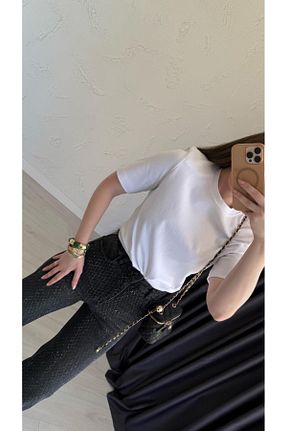 تیشرت بژ زنانه Relaxed elif teke - کد 927038651