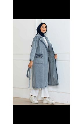 ترنچکت آبی زنانه پلی ویسکون the geyik - کد 926509981