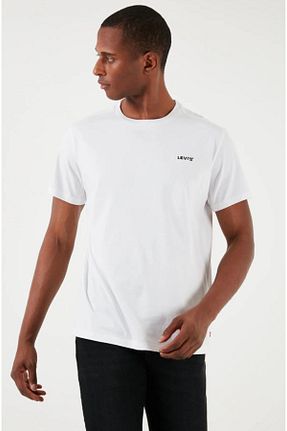 تیشرت سفید مردانه رگولار Levi