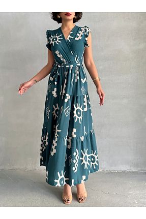 لباس آبی زنانه بافتنی BEJNA - کد 927040027