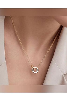 گردنبند استیل ( فولاد ) زرد زنانه استیل ضد زنگ Mira - کد 927040835