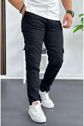 شلوار جین مشکی مردانه پاچه گشاد Denim - کد 927095203