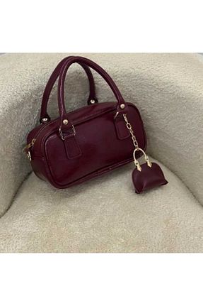 کیف دوشی زرشکی زنانه Store - کد 927051934