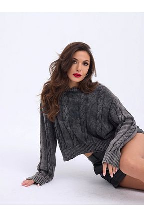 پلیور رنگی زنانه Saç Örgü fevien - کد 927082104