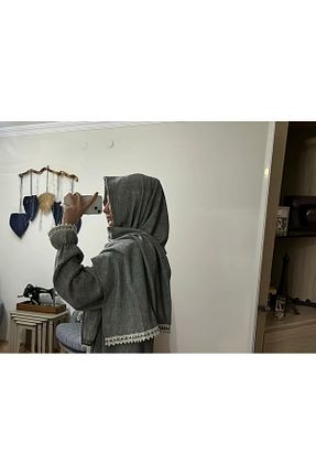 لباس حجاب سرمه ای زنانه اورسایز SUESO STORE - کد 904768654