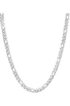 گردنبند استیل ( فولاد ) طوسی زنانه استیل ضد زنگ zarifje - کد 925022901