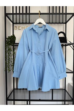 پیراهن حجاب آبی زنانه Straight Butik - کد 927126103