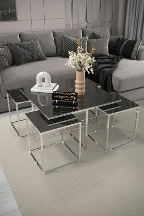 زیگون طوسی شیشه home plus mobilya - کد 866080303