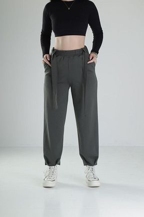 شلوار سبز زنانه پاچه کش دار COCOPELLI - کد 927131316