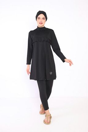 مایو حجاب مشکی زنانه ساده XORVİO - کد 927162852
