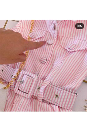 سرهمی صورتی بچه گانه بدون آستین ipekkids - کد 927160810