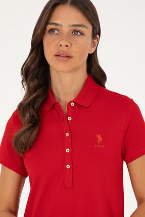 لباس قرمز زنانه بافتنی U.S. Polo Assn. - کد 927155204