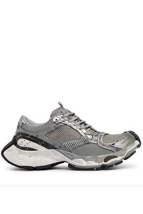 کفش اسنیکر طوسی زنانه چرم اصل Balenciaga - کد 927173335