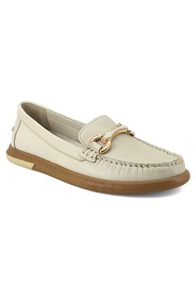 کفش کژوال بژ زنانه چرم خالص Venüs - کد 927173945