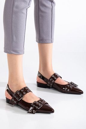 بابت قهوه ای زنانه چرم مصنوعی MS SUGAR SHOES - کد 927176121