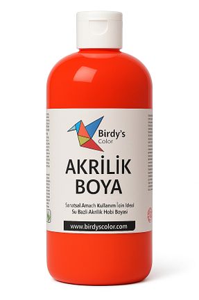 رنگ اکریلیک قرمز Birdys Color - کد 885157251