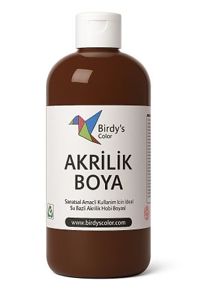 رنگ اکریلیک قهوه ای Birdys Color - کد 887633877