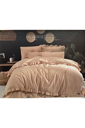 روتختی دونفره بژ پنبه ای Majoli - کد 927198019