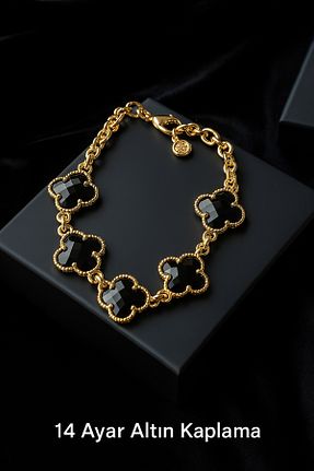 دستبند جواهر طلائی زنانه زیرکن Çayla - کد 927216974