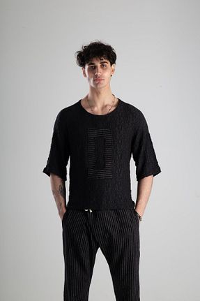 ست بالاتنه و پائین تنه مشکی مردانه اورسایز COCOPELLI - کد 927217909