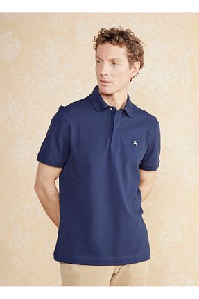 تیشرت سرمه ای مردانه یقه پولو BROOKS BROTHERS - کد 927222539