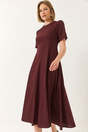 لباس زرشکی زنانه بافتنی Bianco Lucci - کد 927229182