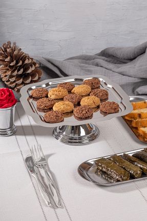 بشقاب رنگی استیل ضد زنگ Aslı Hediyelik - کد 927240331
