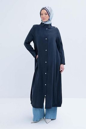 کلاه و ابایا سرمه ای زنانه پنبه ای ALLDAY - کد 927239446