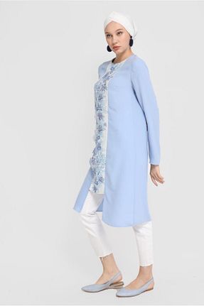 تونیک حجاب آبی زنانه پلی استر Alvina - کد 874717710