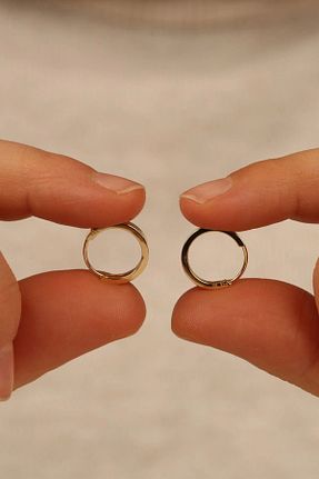 گوشواره طلا طلائی زنانه 8 عیار Çgk Çiğdem Gürel Kuyumculuk - کد 855731504
