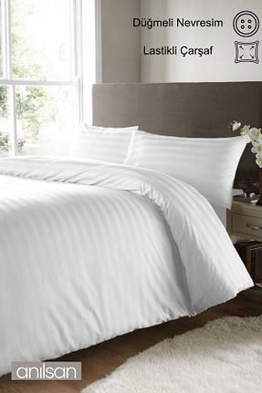 روتختی دونفره سفید 160 x 200 Anılsan - کد 924132236