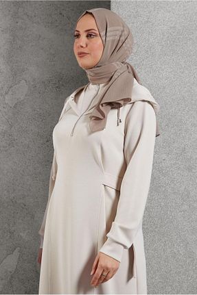 شال بژ زنانه پلی استر Alvina - کد 895044052